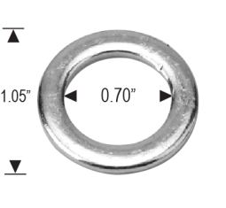 Standard Mag Washer Zinc Finish