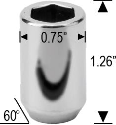 6406 - 12mm 1.50 Thread